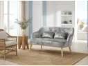 Диван Комфорт-5 plush silver (плаш сильвер)/бесцветный лак арт. 501666