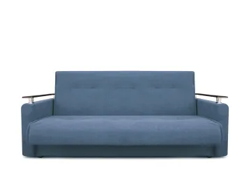 Милан Люкс серый диван-книжка текстиль 120х190