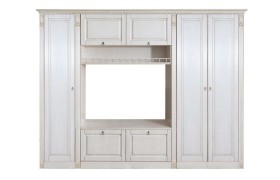 Стенка в гостиную 5 бодега светлый/ясень патина