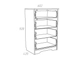 Комод НМ 040.38 Оливия Оливия Дуб Сонома/белое дерево купить