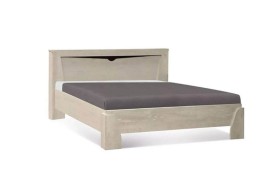 Двуспальная кровать 33.09-02 Лючия 1600 с ортопедическим основанием Бетон па