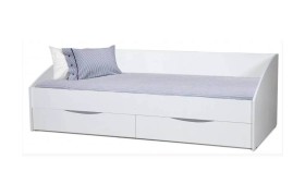 Детская кровать Фея - 3 одинарная симметричная (900х2000) белая