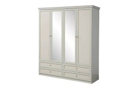 Распашной шкаф комбинированный Эльмира 40.01 белый