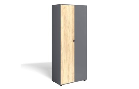Распашной шкаф Мини-Лайт МЛ-9 дуб крафт/графит