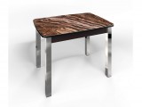 Стол СМ-8 Флорида ноги окрас квадратный венге/хром недорого