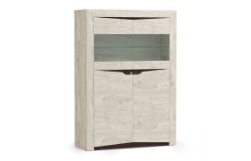 Кровать 33.15 Лючия шкаф комбинированный бетон/венге