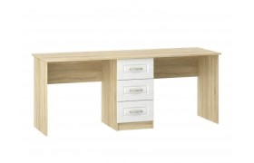 Стол письменный Оливия НМ 041.37 Дуб Сонома/белое дерево