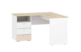 Письменный стол НМ 041.41 Банни Дуб сонома/белый/бисквит