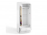Шкаф 2-х дверный с зеркалами и ящиками (гл.560) Италия ИТ-50 бел купить