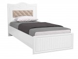 Кровать 900 с настилом и мягким элементом Монако МН-10 + МН-10А  распродажа