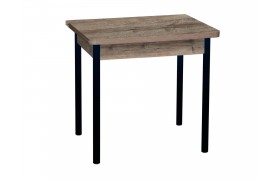 Кухонный стол обеденный ЭКО 80*60 / Дуб веллингтон / Опора № 2-круглая му