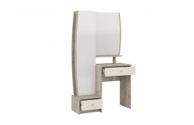 Туалетный столик 4-25102 трюмо Сицилия Дуб Крафт серый/Белое дерево