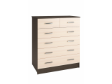 Комод большой Катрин 5, венге/дуб молочный распродажа