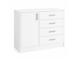 Комод большой Катрин 6, белый распродажа