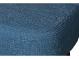 Кресло мягкое Жирон, синий/бук от производителя