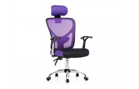 Кресло компьютерное Lody 1 фиолетовое / черное