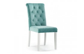 Стул Amelia white / fabric tiffany деревянный