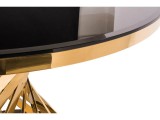 Twist gold / black Стол стеклянный от производителя