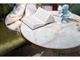 Dorian 70x75 бежевый / золотой Стол деревянный распродажа