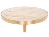 Dorian 70x75 бежевый / золотой Стол деревянный недорого