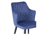 Velen dark blue Стул на металлокаркасе распродажа