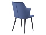 Velen dark blue Стул на металлокаркасе недорого