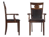 Кресло Luiza dirty oak / dark brown Стул деревянный распродажа