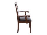Кресло Luiza dirty oak / dark brown Стул деревянный недорого