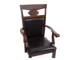 Кресло Luiza dirty oak / dark brown Стул деревянный купить