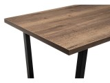 Эльпатия 150 дуб велингтон / черный матовый Стол деревянный распродажа