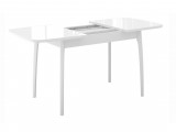 Стол DikLine M15 белый/стекло белое optiwhite купить