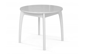 Обеденный стол DikLine М46 белый/стекло