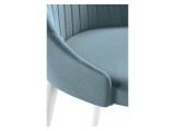 Kora light blue / white Стул на металлокаркасе от производителя