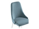 Kora light blue / white Стул на металлокаркасе распродажа