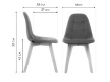 Filip blue / wood Стул деревянный купить