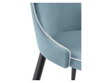 Kora 1 light blue / white / black Стул на металлокаркасе распродажа