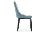 Kora 1 light blue / white / black Стул на металлокаркасе купить