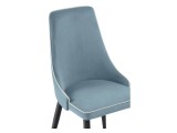 Kora 1 light blue / white / black Стул на металлокаркасе распродажа