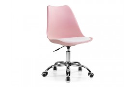 Кресло компьютерное Kolin pink / white Стул