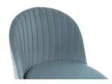 Gabi 1 light blue / black Стул на металлокаркасе купить