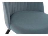 Gabi 1 light blue / black Стул на металлокаркасе недорого
