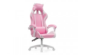 Кресло компьютерное Rodas pink / white Стул