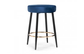 Стул Plato dark blue Барный