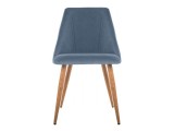Morgan blue / wood Стул на металлокаркасе купить