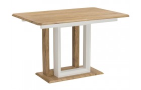 Кухонный стол Санса 120 дуб монтана / белая шагрень деревянный