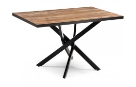 Кухонный стол Дэй дуб юкон / черный деревянный