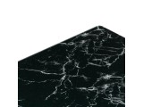 Иматра мрамор черный / черная шагрень / камень Стол стеклянный от производителя