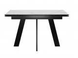 Стол DikLine SKM120 Керамика Белый мрамор/подстолье черное/опоры недорого