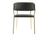 Kamelia gold / gray fabric Стул на металлокаркасе недорого