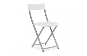 Стул Elevis белый полимер / светлый мусс на металлокаркасе